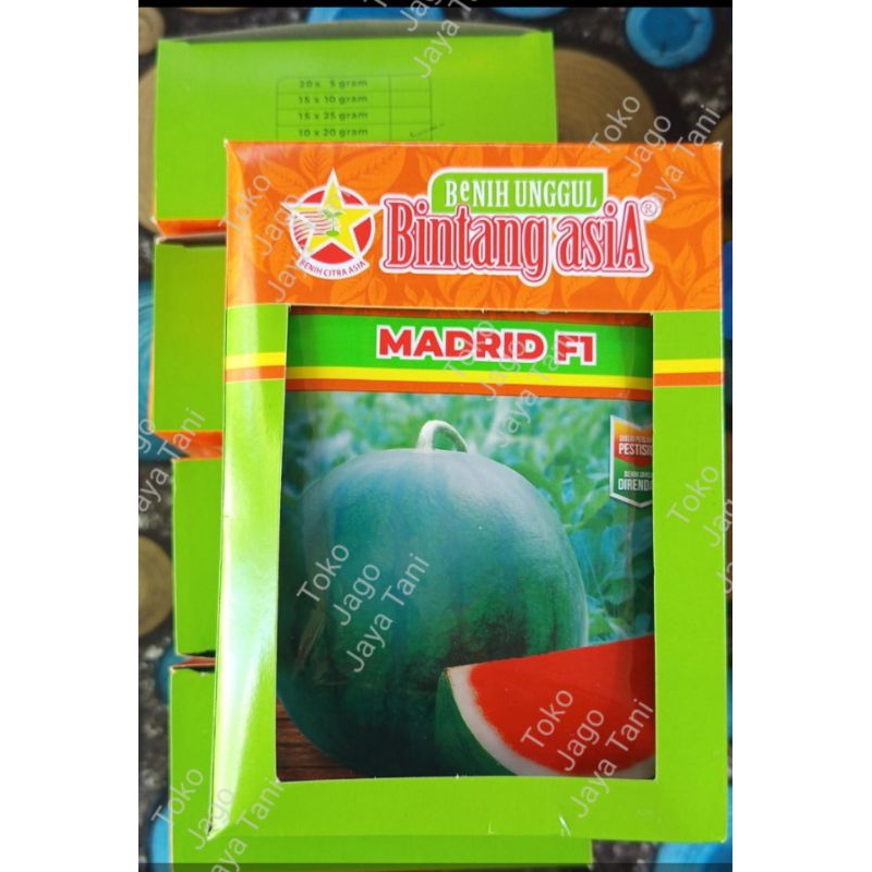 Benih UNGGUL Semangka Madrid F1
