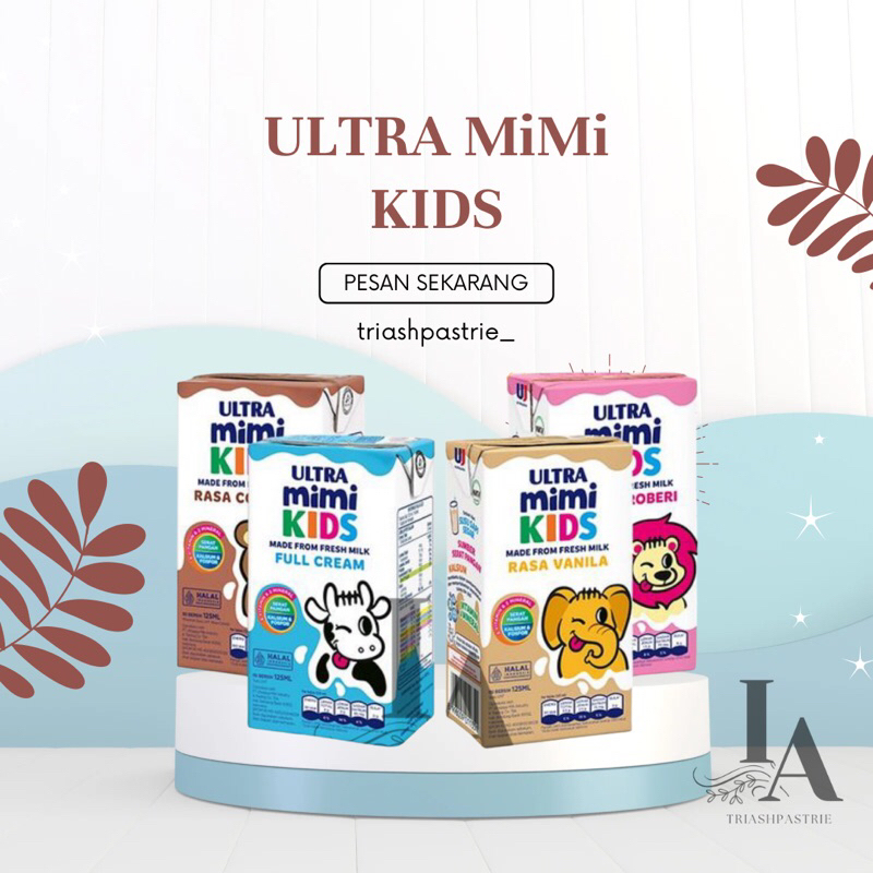 

Susu Ultra Mimi 125 ml Aneka rasa || Susu UHT mimi kids