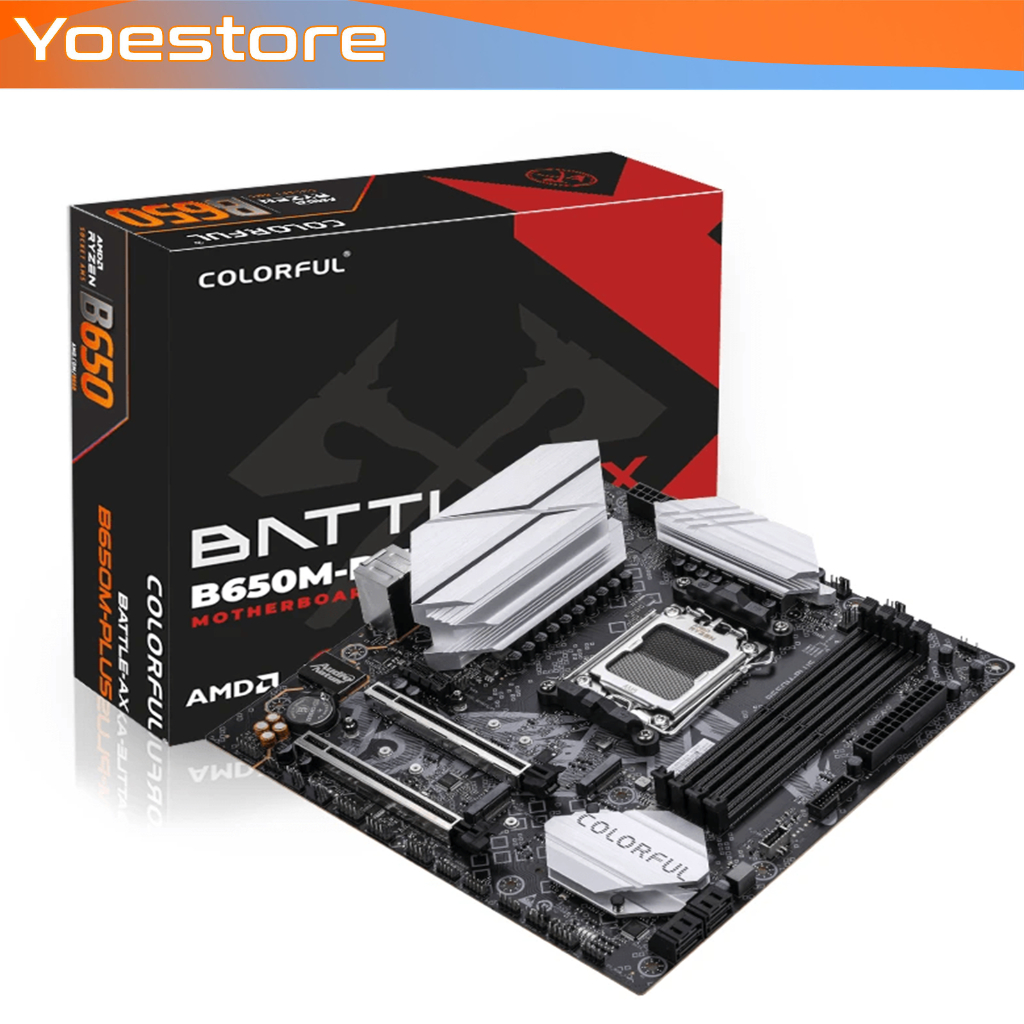 COLORFUL BATTLE-AX B650M-PLUS WIFI V15 AMD AM5 MICRO ATX MATHEBOARD