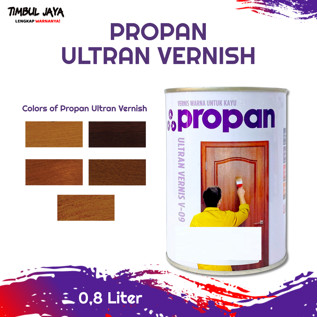 Propan Vernish Kayu Ultran Vernis 0,8Liter / Propan V09 / Propan Vernis