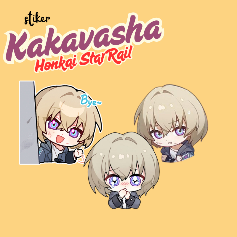 

STIKER KAKAVASHA HSR | STICKER KAKAVASHA HONKAI STAR RAIL 7 CM VINYL ANTI AIR