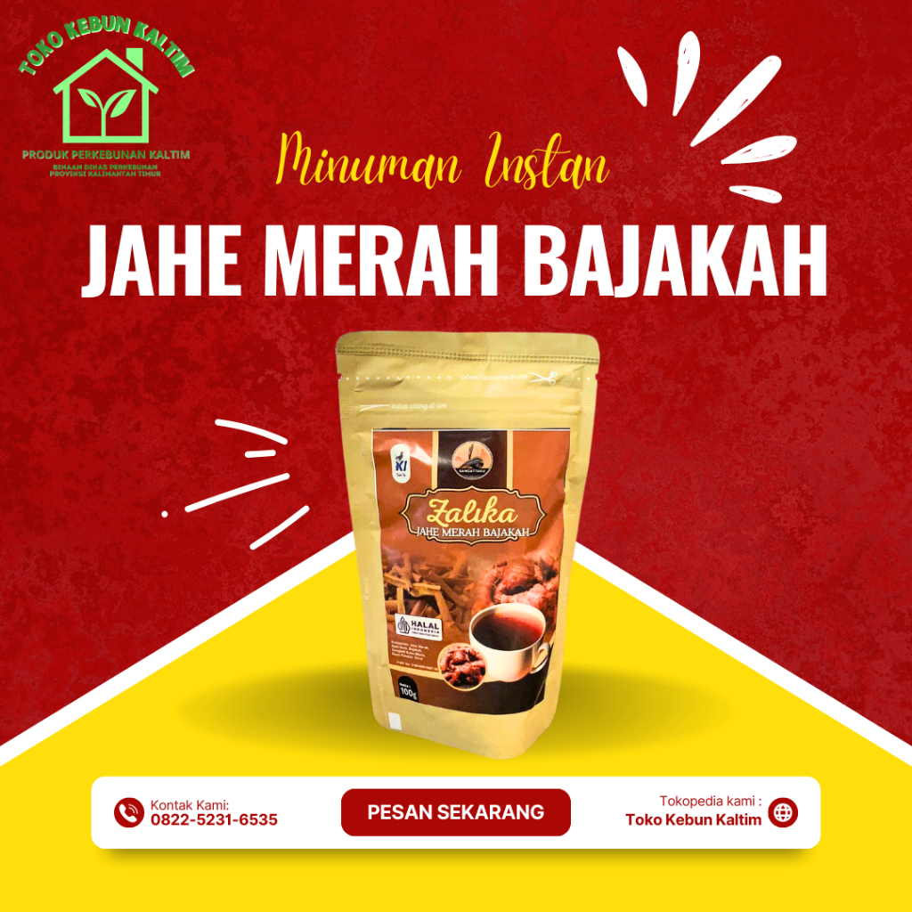 

ZALIKA-JAHE MERAH BAJAKAH