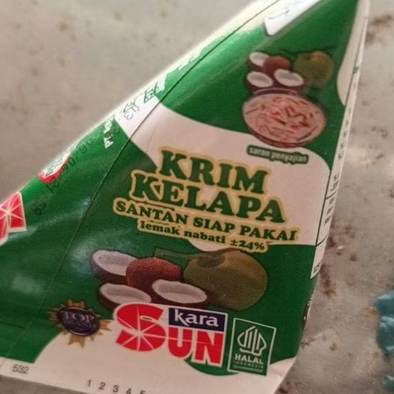 

SANTAN CAIR SUN KARA 65 ml isi 3 pcs