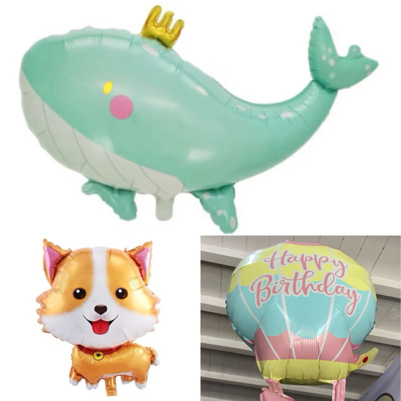 Balon Foil Lucu Doggy / Balon Udara / Whale Jumbo
