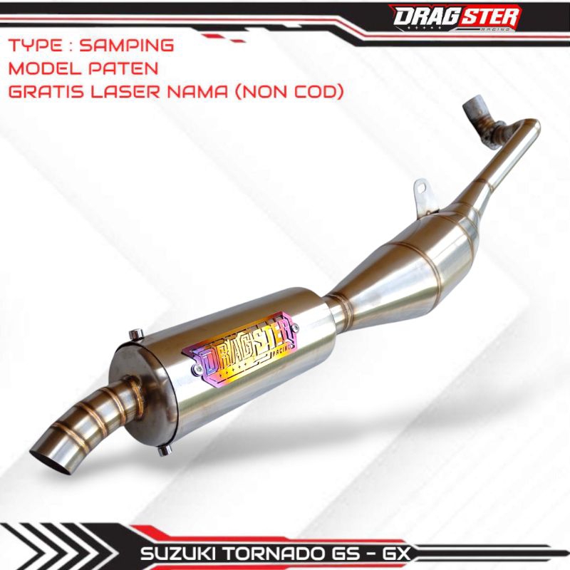 Knalpot suzuki tornado gs / tornado gx original DRAGSTER