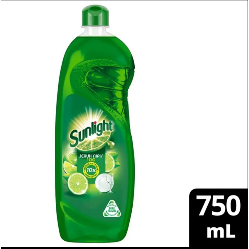 Sunlight 750ml Botol//Sabun Cuci Piring Sunlight