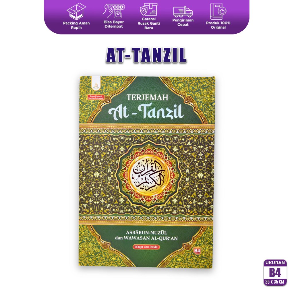 At Tanzil Al Quran B4, Al Quran Besar, Alquran Jumbo Lansia Quran, alquran terjemahan, Quran Jumbo