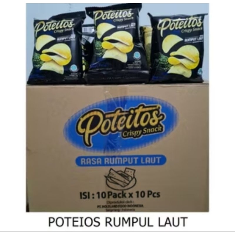 

1 dus snack poteitos isi 10 pack,1 pack isi 10 pcs