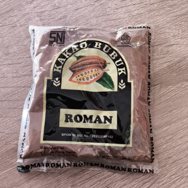 

Cokelat Bubuk Roman 35 gr