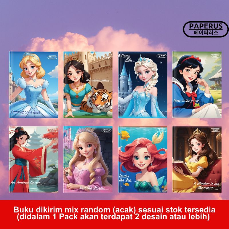 

Promo PAPERUS Buku Tulis / Series PRINCESS / Buku Tulis Murah