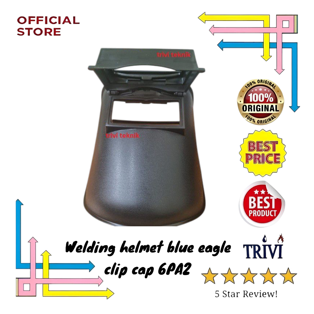 Welding Helmet Blue Eagle Clip Cap Tipe 6PA2, kedok kap las topeng helm Ori