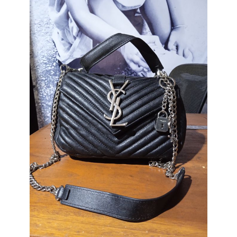 slingbag wanita yeslong /ye es el hitam lengkap champ preloved branded