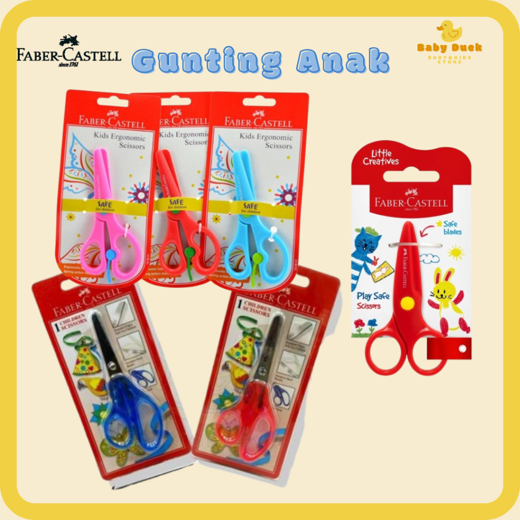 

Little Creatives / Gunting Faber Castell Anak TK / Play Safe Scissors - GUNTING ANAK - PERLENGKAPAN SEKOLAH