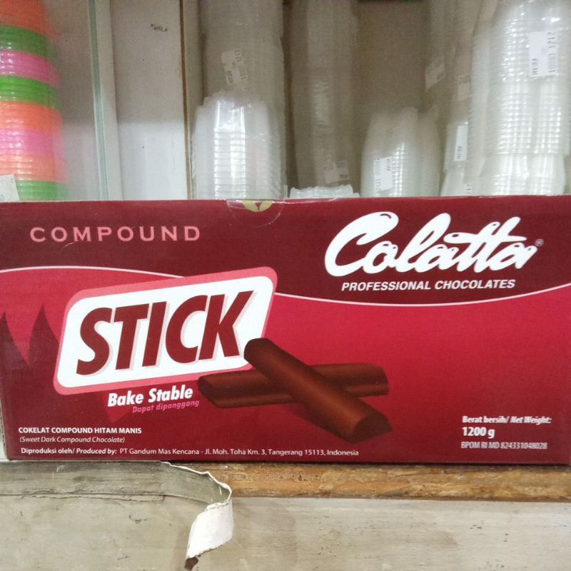 

COKLAT STICK COLATTA 1,2 KG BAKE STABLE