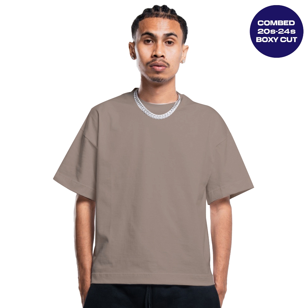 JORN - Tshirt Boxy Heavyweight Milo Kaos Boxy Oversize Tebal Kaos Pria Tebal Kaos Oversize 20s
