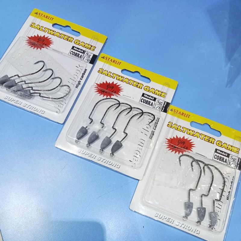 STARLIT JIG HEAD COBRA / Jig Head Saltwater / Jig Head 5 Gram