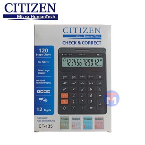 

Kalkulator Citizen CT-135