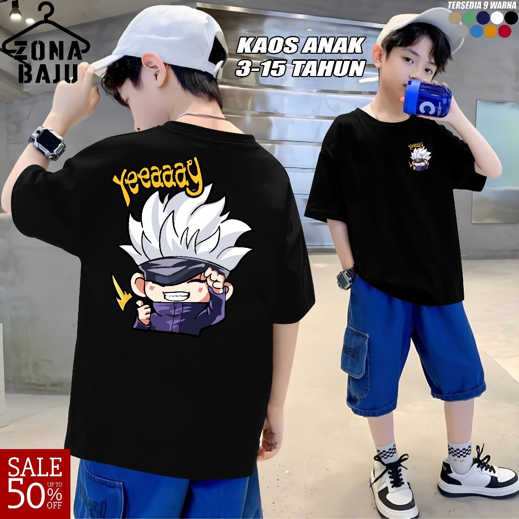 Bandar Kaos Anak Emote Mobile Legend Yeeaaay - Kaos ML - Baju Emote ML - Baju Streetwear Aesthetic -