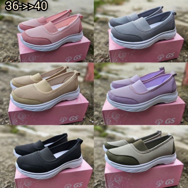 SNEAKER WANITA SEPATU SLIP ON TANPA TALI WOMEN TERBARU IMPORT