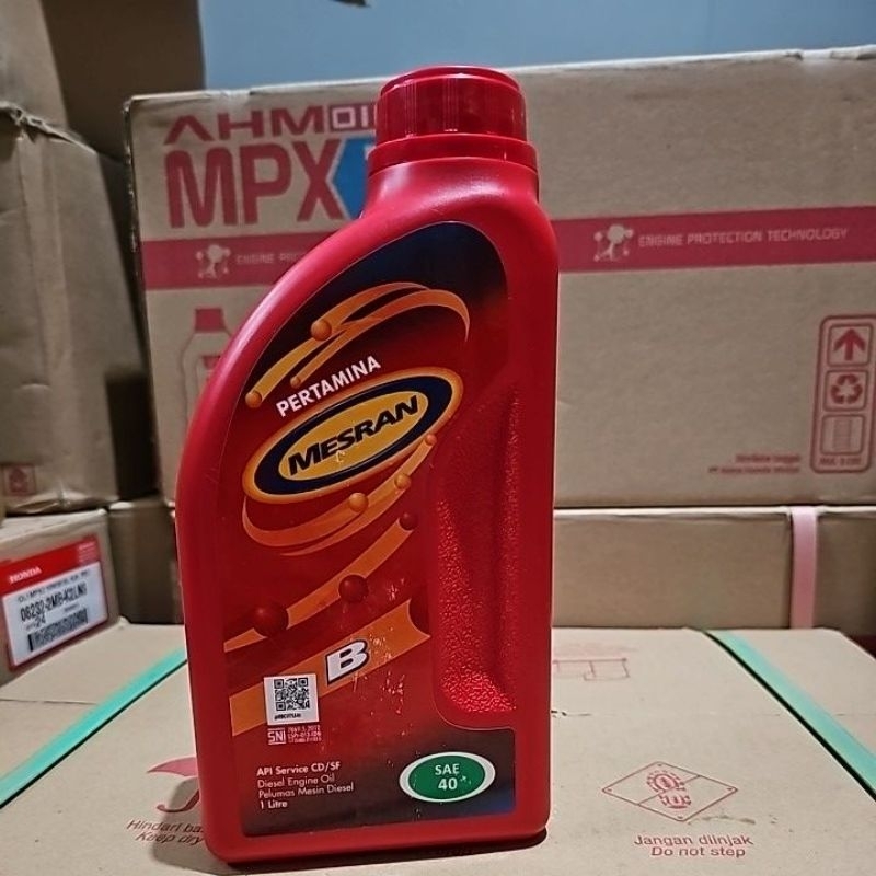 Oli Mesin Diesel Mesran B40 1Liter SAE 40/Oli Mesin Mobil