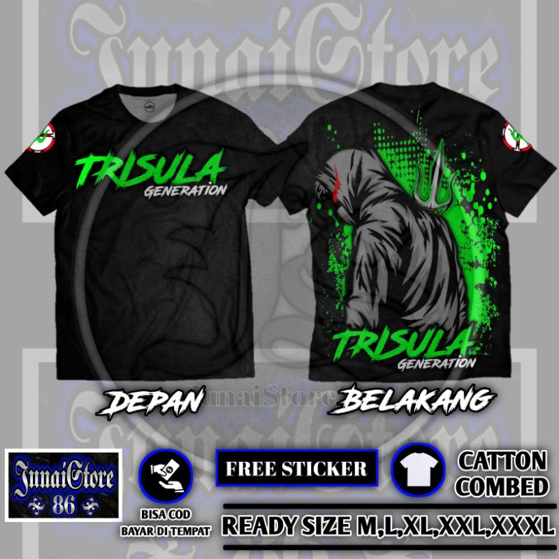 KAOS PAGAR NUSA TERBARU TRISULA GENERATION A2 FULL PUNGGUNG/KAOS HANYA LOGO PAGAR NUSA
