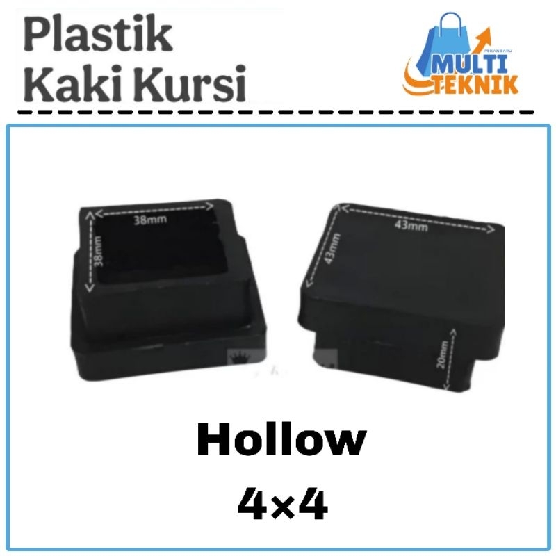 Plastik Hollow Holo Kaki Kursi Meja Tutup Besi