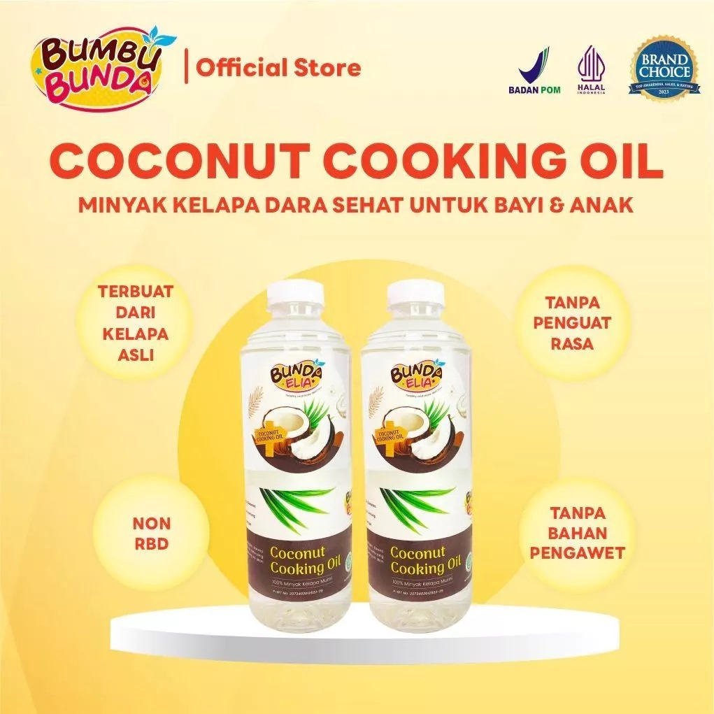 

RB COCONUT COOKING OIL Bumbu Bunda Minyak Goreng Kelapa Murni MPASI Slow Cooker