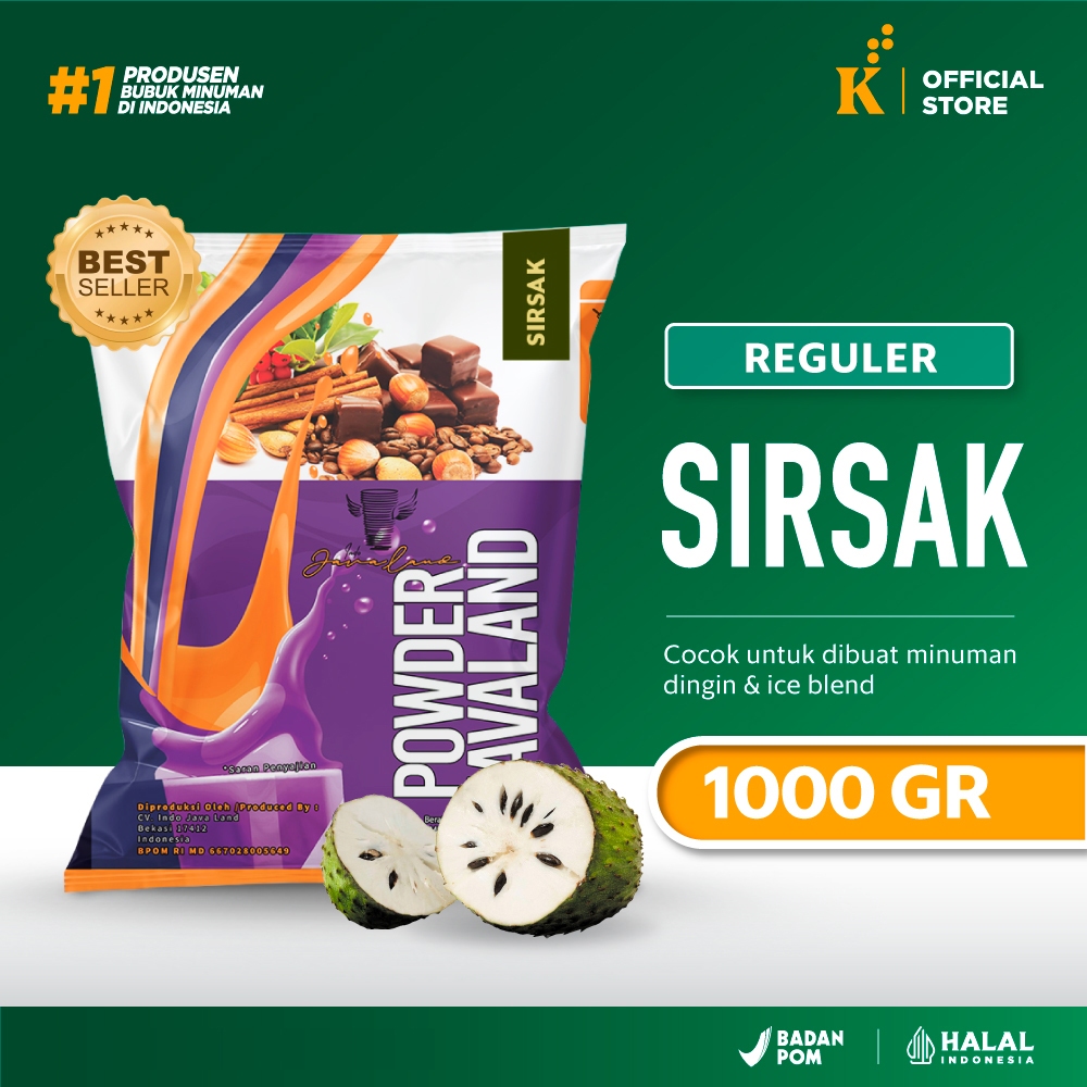 

Bubuk Minuman Bubble Powder Drink Rasa Sirsak 1 kg