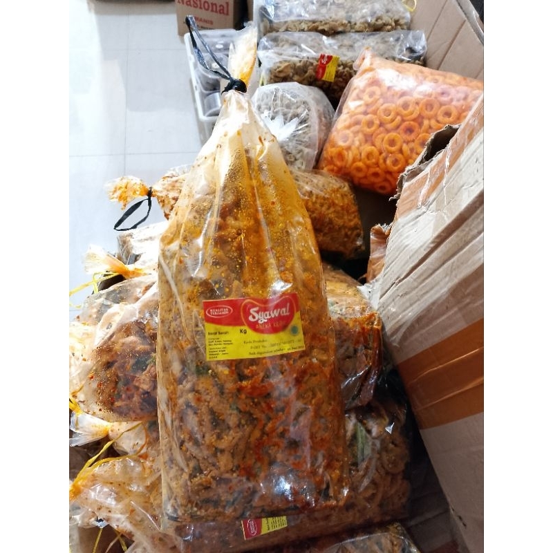 

kripik usus syawal pedas cikruhh 2kg