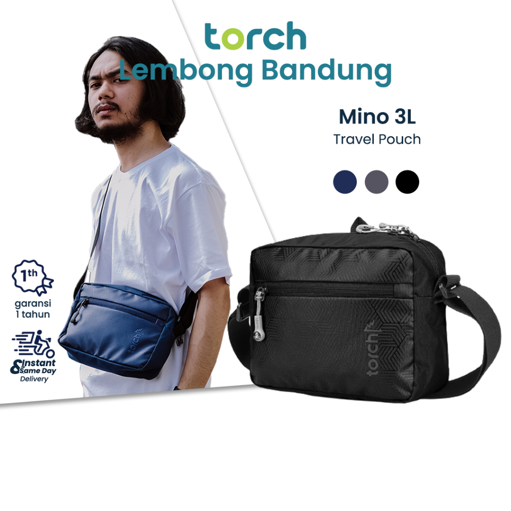 TORCH Mino 3 Liter Tas Selempang Bahu Pria Wanita Anti Air