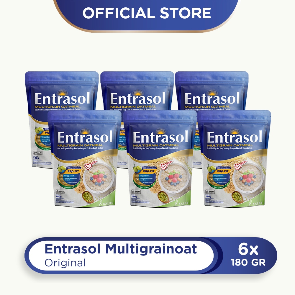 

6 Pack Entrasol Multigrain Oatmeal 180G (6 pcs)