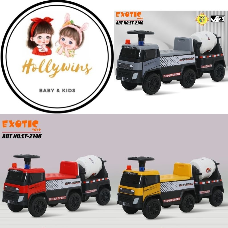 MAINAN MOBIL MOBILAN ANAK TERBARU EXOTIC ET 2145 (MOBIL PEMADAM)/ ET 2146 (TRUK MOLEN)/ ET 2147 (MOB