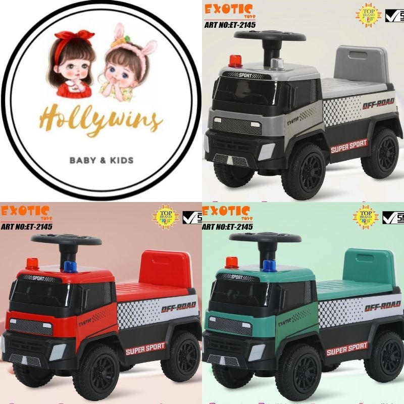 MAINAN ANAK RIDE ON EXOTIC ET 2145 (MOBIL PEMADAM)