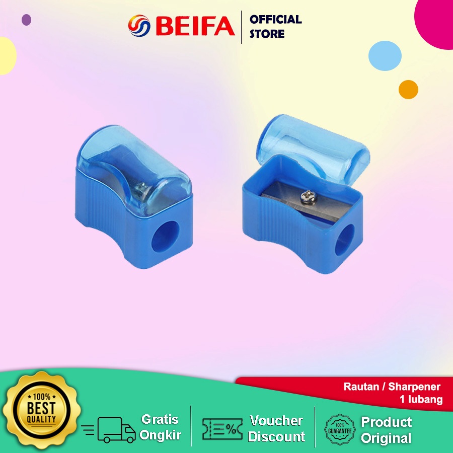

Beifa Sharpener Rautan Serutan Pensil 1 Lubang SC61