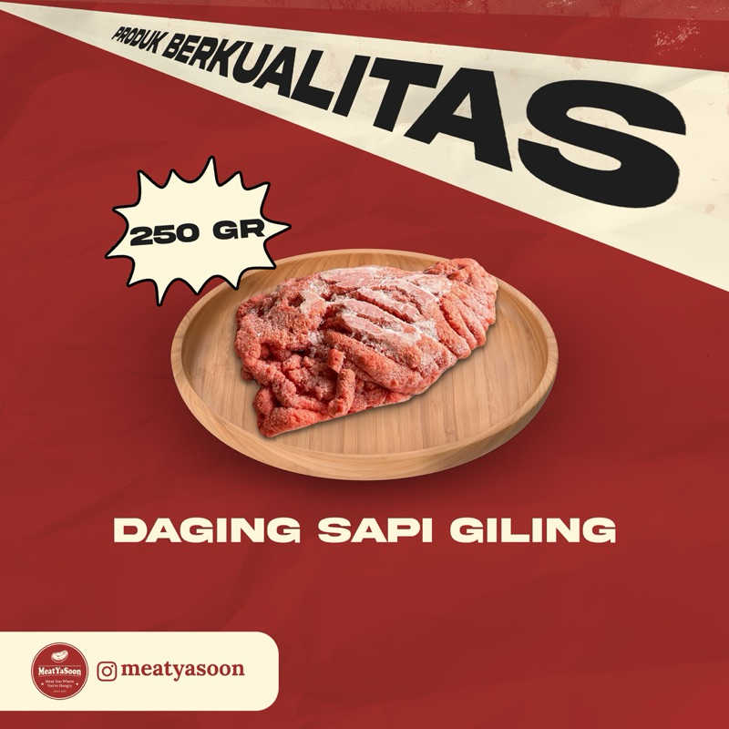 

Daging Sapi Giling Frozen [250 gr]