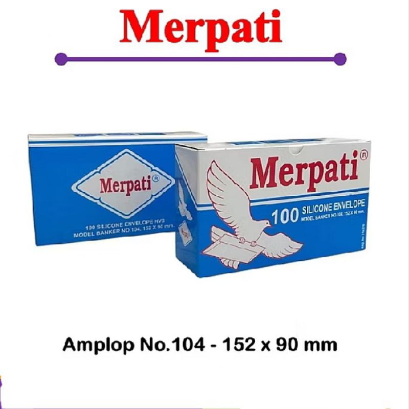 

Amplop Merpati Sedang Untuk Kondangan No. 104. 152 × 90 mm 1 Box Isi 100 Lembar