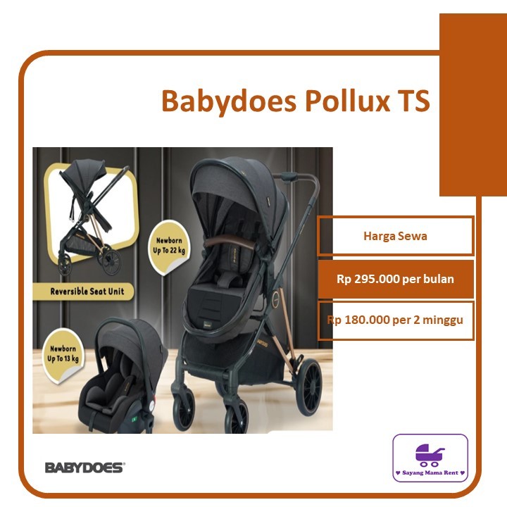 SEWA STROLLER BABYDOES POLLUX TS / SEWA STROLLER BABYDOES SNAP