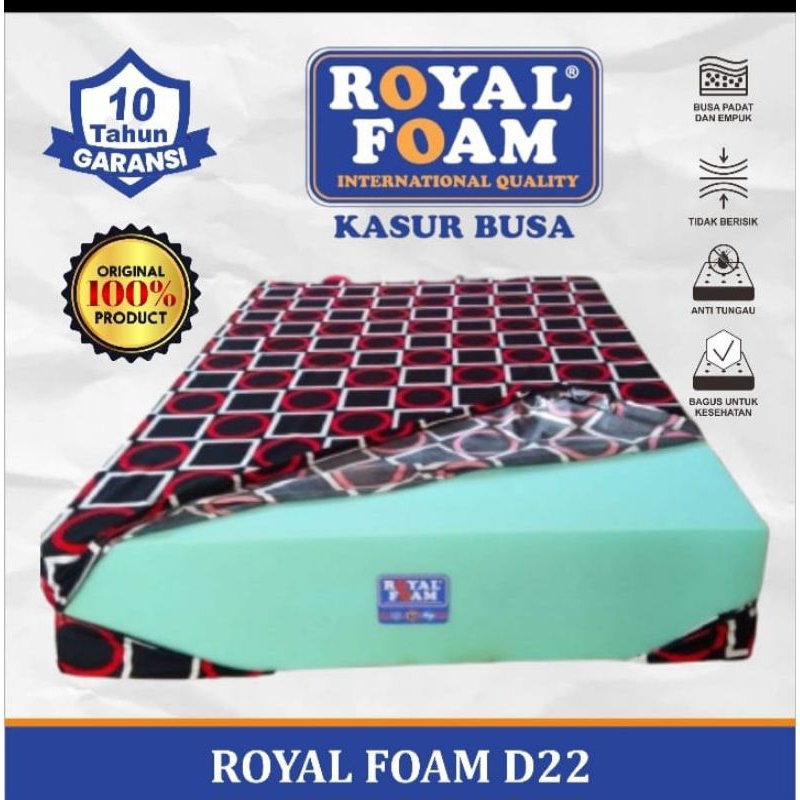 kasur busa royal foam d22 garansi resmi 20thn