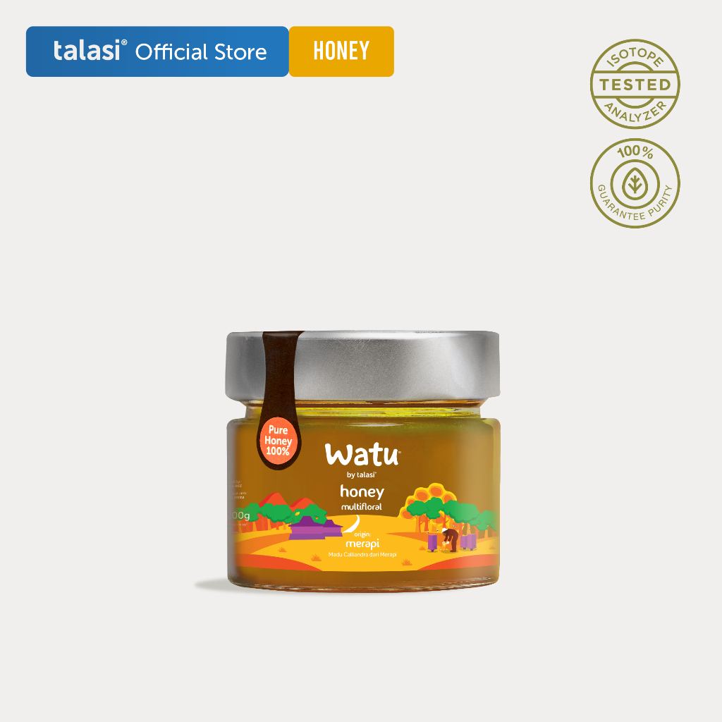 

QH Origin Merapi, Talasi Watu Honey - Madu Murni 200gr