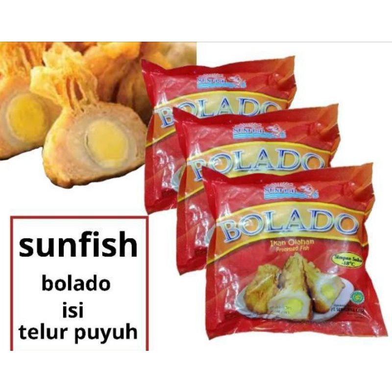 

Sunfish bolado 1kg( isi telur puyuh)