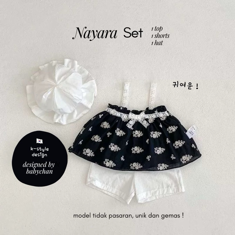 BABYCHAN - Nayara Set dan Romper baju bayi perempuan baju bayi lucu