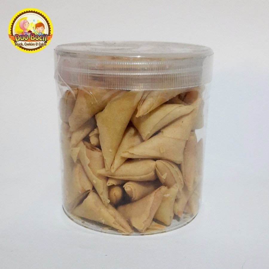 

wiw Samosa Abon Ayam Manis Pedas Sarikaya 250 Gram (Toples 600ml) - Duo Bocil Snack