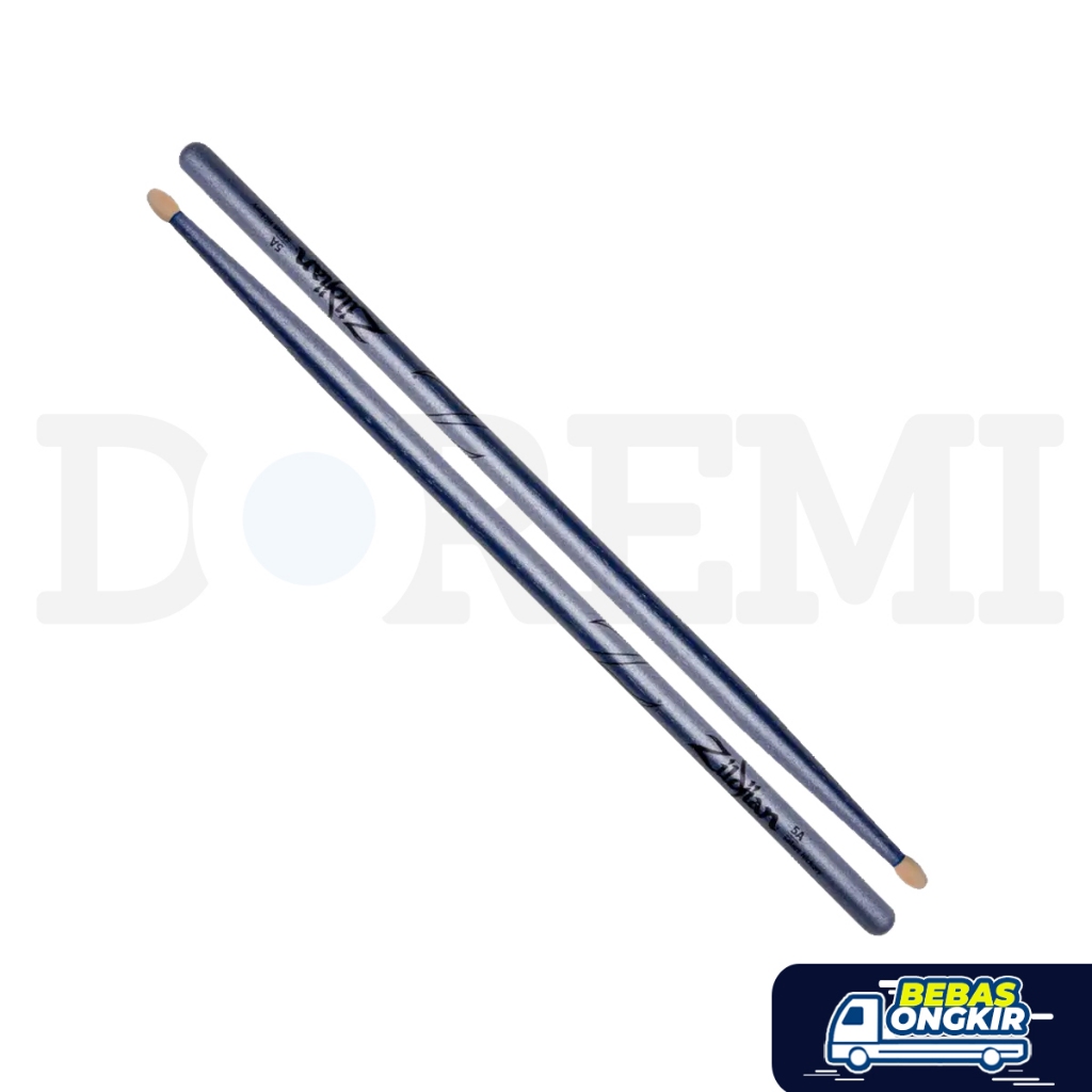Drum Stick Zildjian 5A Chrome Blue / Pink / Stik Drum / Z5ACBU / Z5ACP