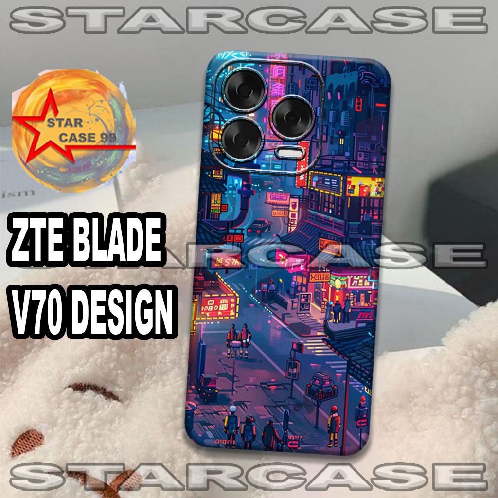 Softcase zte blade v70 design /S48/Motif/case zte blade v70 design/casing/silicon/silikon