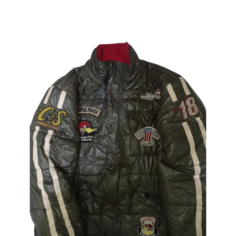 jaket gelembung clay smith racing
