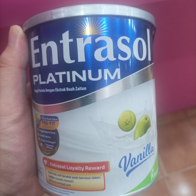 

Entrasol platinum Vanila 150g