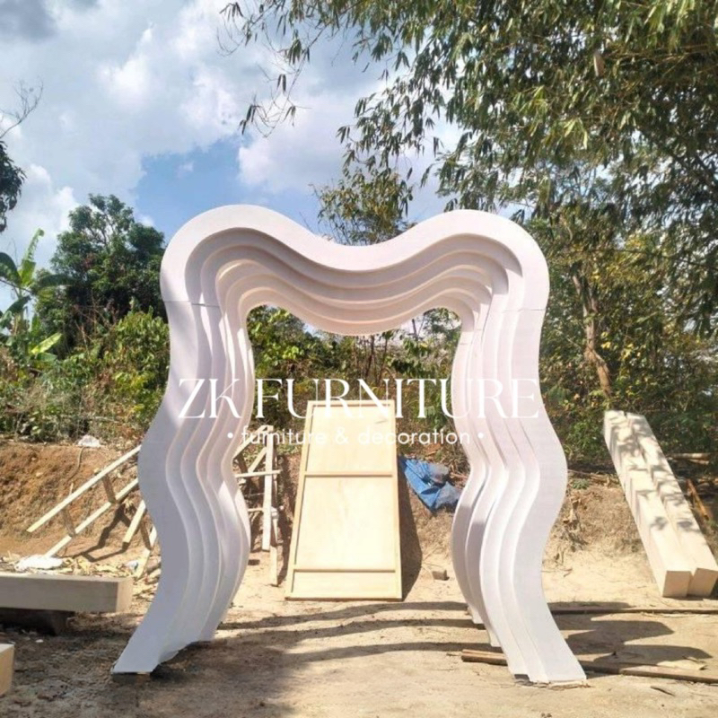 Pintu masuk pelaminan / Pintu masuk gelombang / Gapura pelaminan / Gapura gelombang / Pintu masuk om