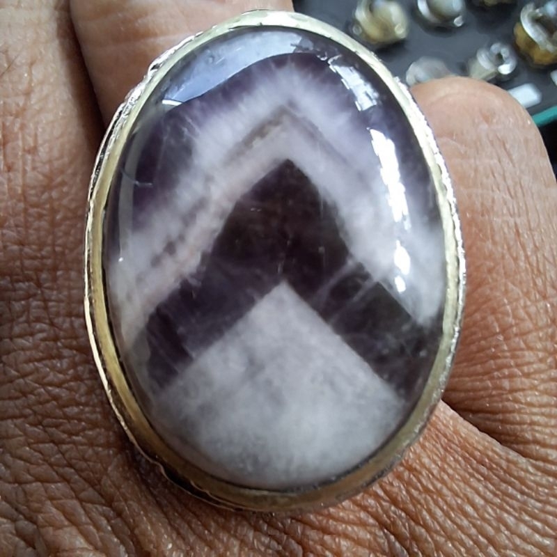 Kecubung Kalimantan Natural Motif Junder Jumbo