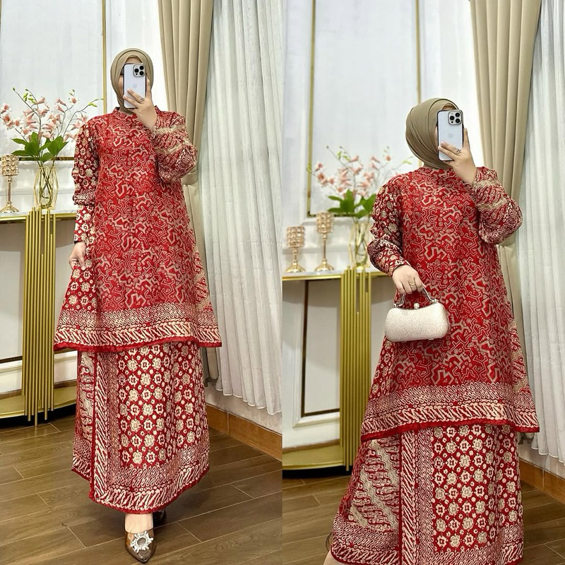 MAHARANI SET ROK BATIK / BAJU KONDANGAN/ BAJU PESTA