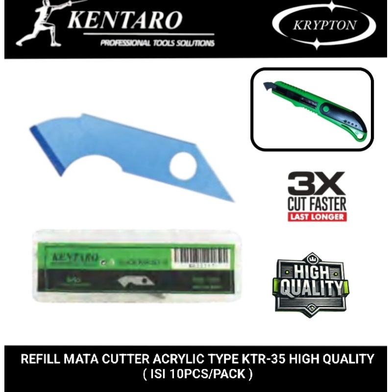 

Kentaro isi mata cutter acrilic / acrylic 10pcs/pack Japan quality